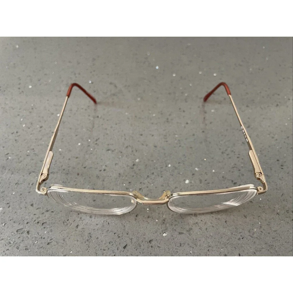 Pierre Cardin PC 117-3 Eyeglasses Frames ONLY 56-19-140 Gold full rim vintage